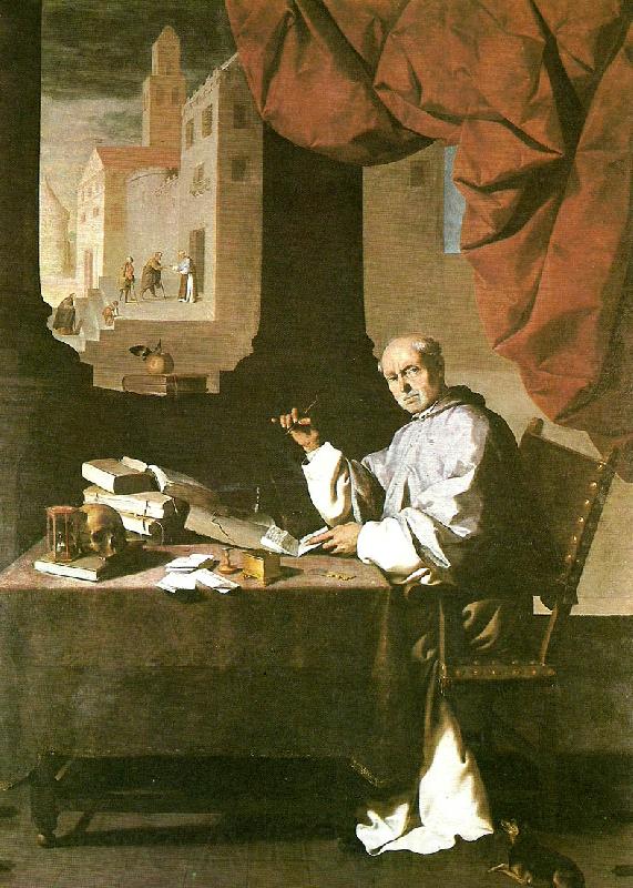 Francisco de Zurbaran gonzalo de illescas, bishop of cordova Spain oil painting art